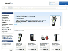 Tablet Screenshot of alcooltest.ro
